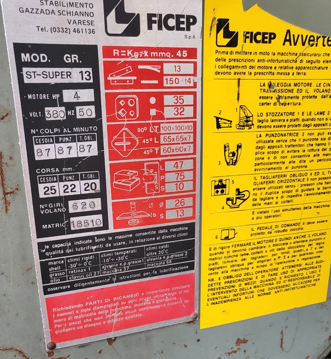 Cesoia universale Ficep 13